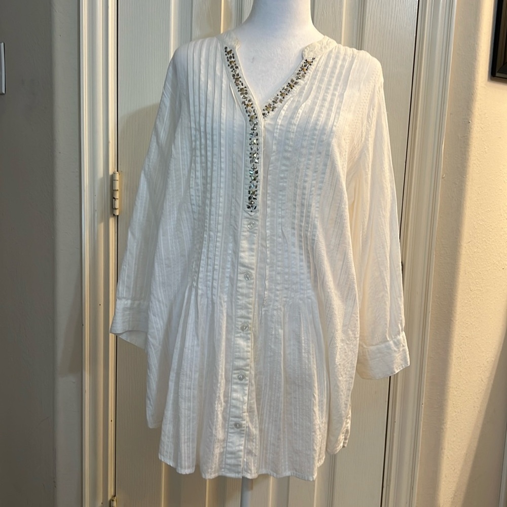 Women’s Style & Co white blouse